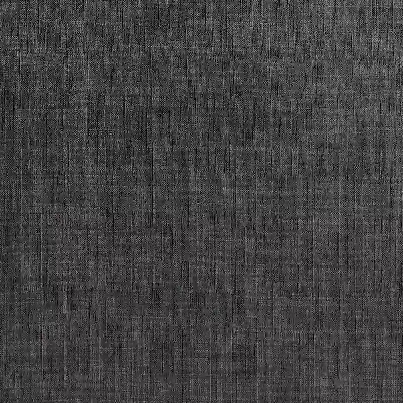 Panca senza schienale rivestita in lino, struttura in legno di caucciù color espresso, 52W, da pranzo, ingresso, camera da letto