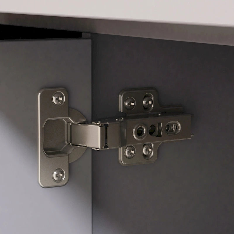Credenza moderna laccata, 5 cassetti, 4 ante, mobile laterale, bianca, grigia, nera
